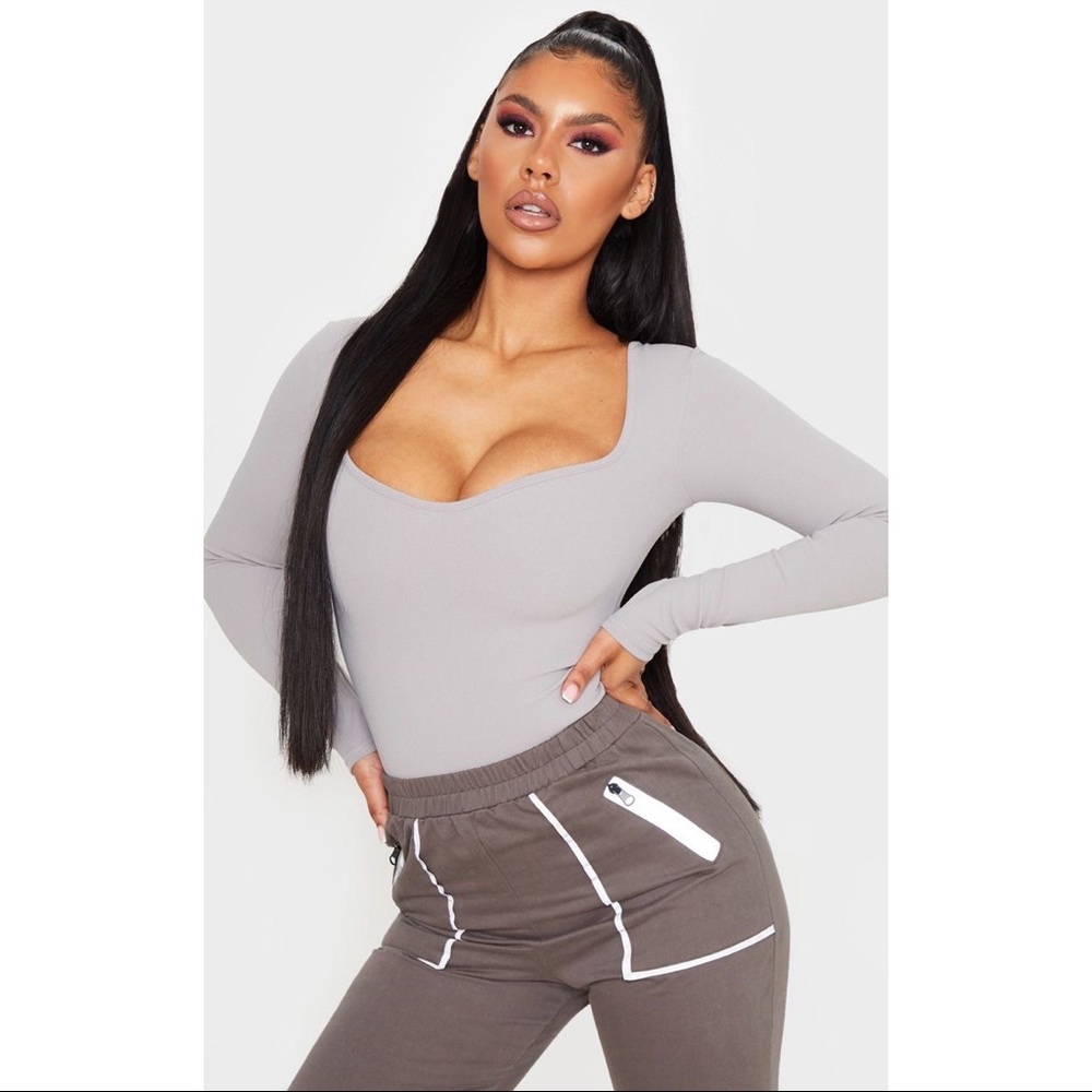 Thong Bodysuit V Neck- US Size 8